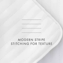 Kirklands Home Quilts|Stitched Stripes 2-pc. Twin Quilt Set White