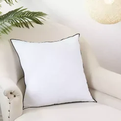 Clearance Stonewashed Stitched Edge Pillow Pillows