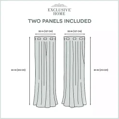 Kirklands Home Curtains & Drapes|Stripe Sheer Curtain Panel Set, 84 in. White