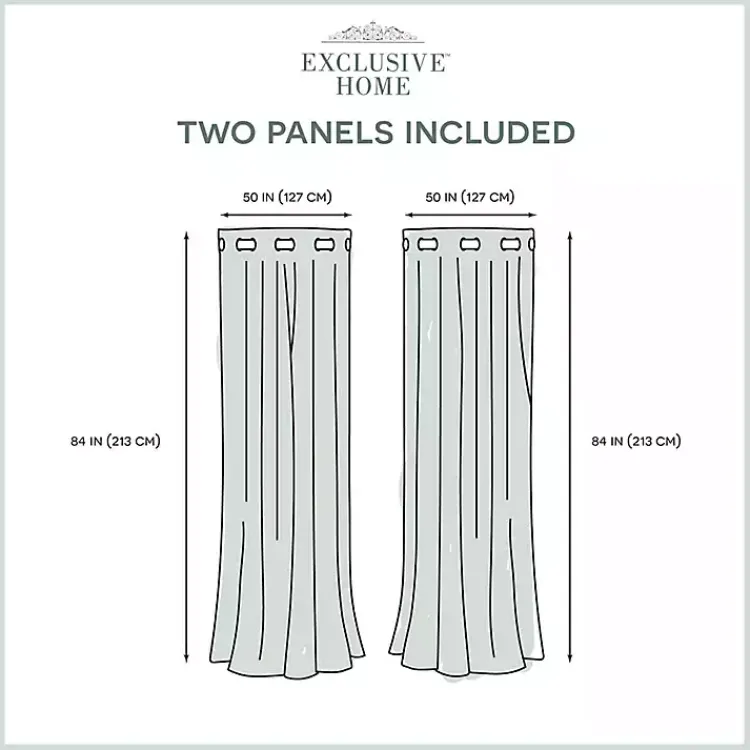Kirklands Home Curtains & Drapes|Stripe Sheer Curtain Panel Set, 84 in. White