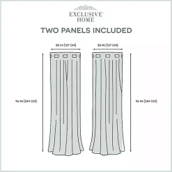 Kirklands Home Curtains & Drapes|Stripe Sheer Curtain Panel Set, 96 in. White