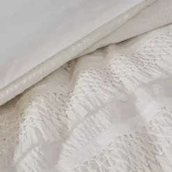 Kirklands Home Comforters|Tassels California King 3-pc. Comforter Set White