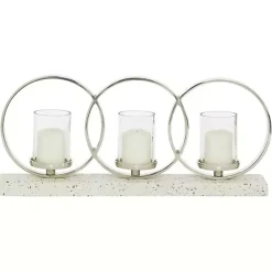 Hot White Terrazzo Candle Holder Runner Candle Holders