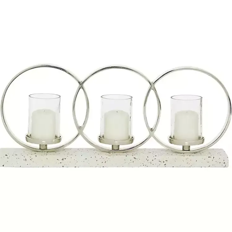 Hot White Terrazzo Candle Holder Runner Candle Holders
