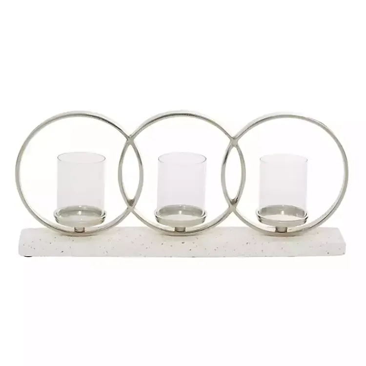 Hot White Terrazzo Candle Holder Runner Candle Holders