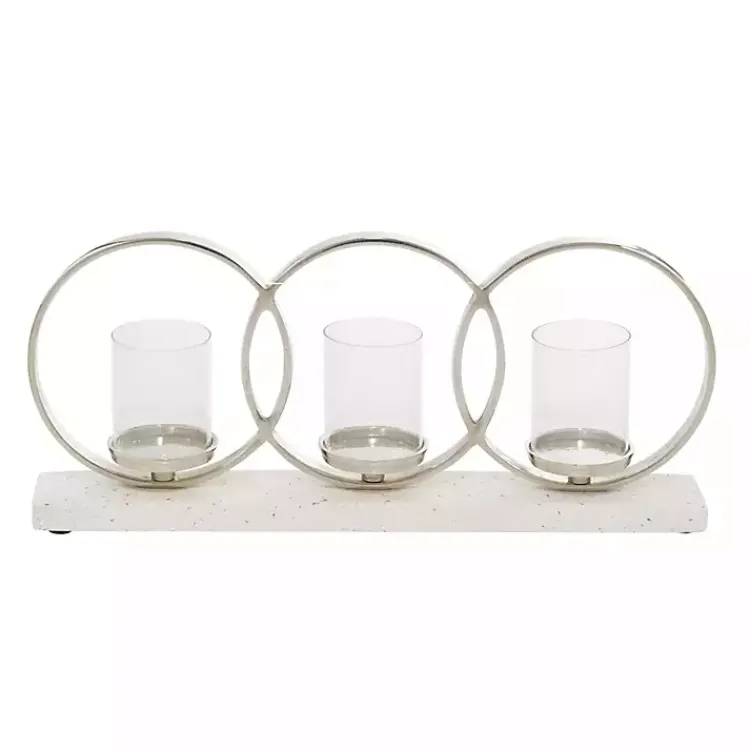 Hot White Terrazzo Candle Holder Runner Candle Holders