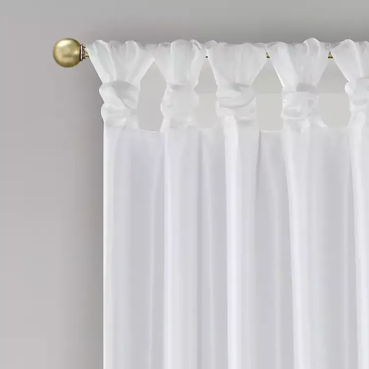 Kirklands Home Curtains & Drapes|Total Blackout Curtain Panel, 95 in. White