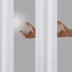 Kirklands Home Curtains & Drapes|Total Blackout Curtain Panel, 95 in. White