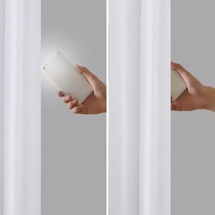 Kirklands Home Curtains & Drapes|Total Blackout Curtain Panel, 95 in. White