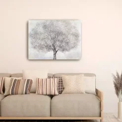 Kirklands Home Canvas Art|White Tree Blossoms Canvas Art Print, 40x30 in.