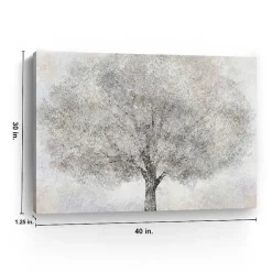 Kirklands Home Canvas Art|White Tree Blossoms Canvas Art Print, 40x30 in.