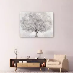 Kirklands Home Canvas Art|White Tree Blossoms Canvas Art Print, 48x36 in.