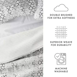 Kirklands Home Quilts|White Trellis Reversible 3-pc. Queen Quilt Set