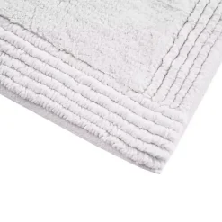 Kirklands Home Bathroom Rugs|Tufted Reversible Bath Runner White