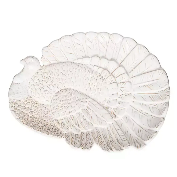 Clearance Turkey Harvest Serving Platter Fall