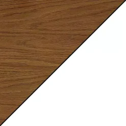 Kirklands Home Accent & End Tables|Two-Tone Wood Double X Sides Accent Table White