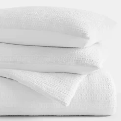 Kirklands Home Comforters|Waffle Ultra-Soft 3-pc. King Comforter Set White