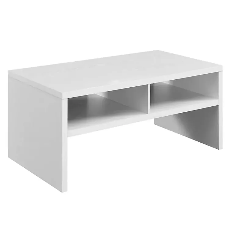 Kirklands Home Coffee Tables|Wakefield Shelf Coffee Table White