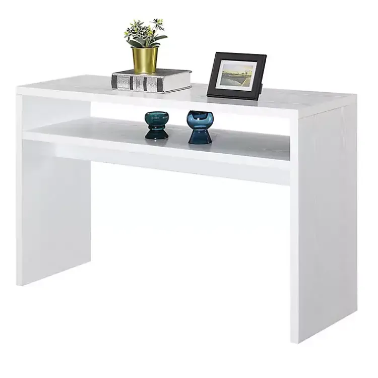 Kirklands Home Console Tables|Wakefield Tiered Console Table White