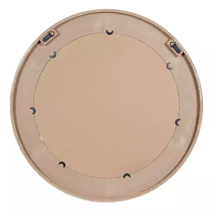 Kirklands Home Decorative Mirrors|White Wood Aislinn Wall Mirror