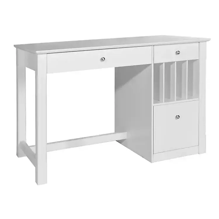 Kirklands Home Office Furniture|Wood Computer Desk White