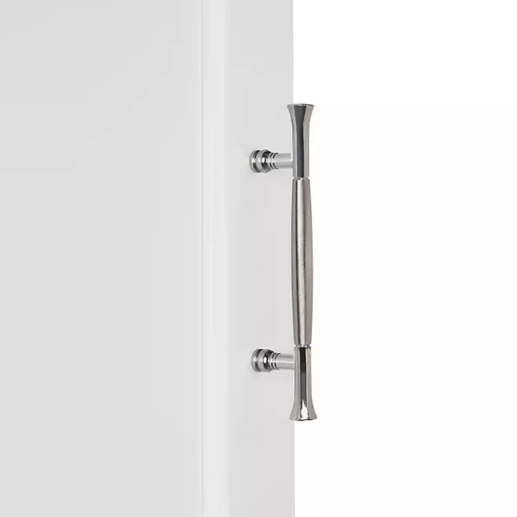 Kirklands Home Wall Storage|Wood 2-Door Open Shelf Wall Cabinet White