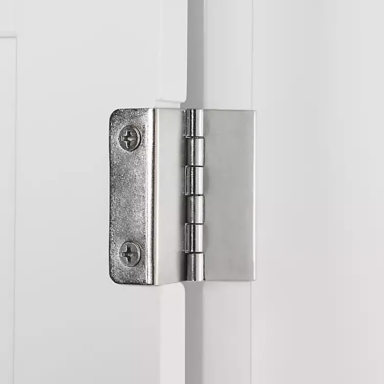 Kirklands Home Wall Storage|Wood 2-Door Open Shelf Wall Cabinet White