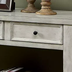 Kirklands Home Console Tables|Wood 4-Drawer Farmhouse Console Table White