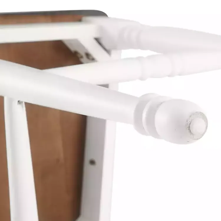 Kirklands Home Dining Chairs|Wood Farmhouse Dining Chairs, Set of 4 White