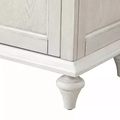 Kirklands Home Cabinets & Sideboards|Wood Glass Door Sideboard Cabinet White