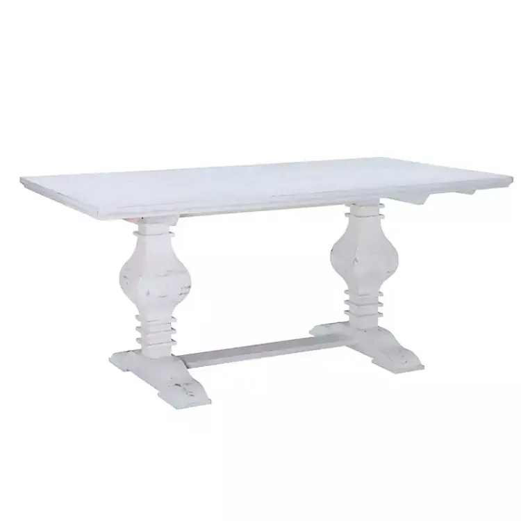 Kirklands Home Dining Tables|Wood Pedestal Dining Table White