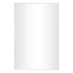 Kirklands Home Framed Mirrors|White Wood Rectangular Wall Mirror, 24x36 in.