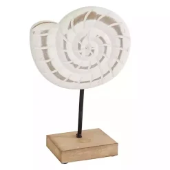 Clearance White Wood Sea Creature Statues, Set of 3 Statues & Figurines