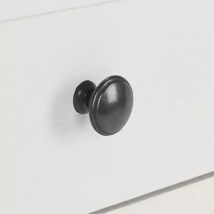 Kirklands Home Accent & End Tables|Wood Side Table with Baskets White