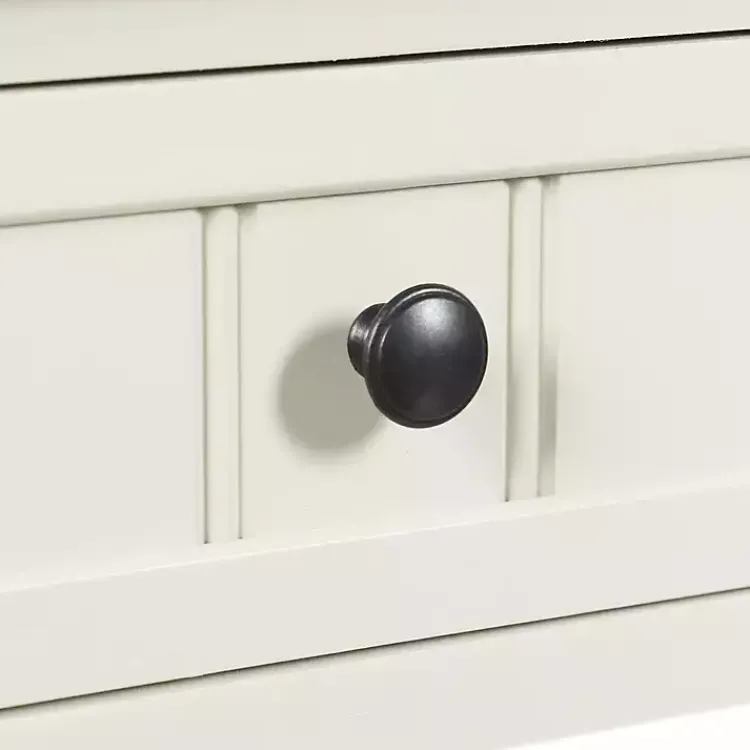 Kirklands Home Accent & End Tables|Wood Square Hampton Accent Table White