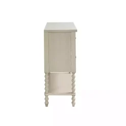 Kirklands Home Cabinets & Sideboards|Wood Turned Legs 2-Drawer Chest White