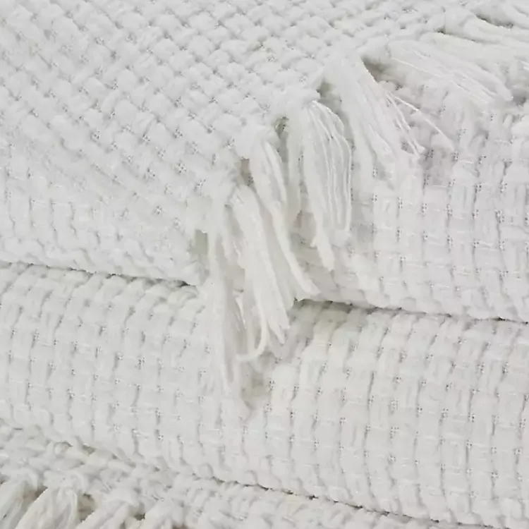 Best Woven Waffle Knit Chenille Throw Blankets & Throws