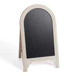 Hot Whitewashed Beaded Chalkboard Easel Memo & Chalkboards