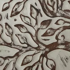 Kirklands Home Wall Plaques|Whitewashed Bronze Tree Framed Wall Plaque