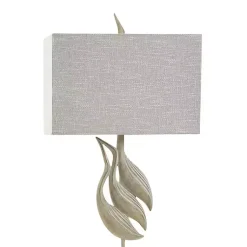 Kirklands Home Floor Lamps|Whitewashed Carved Egrets Floor Lamp Tan