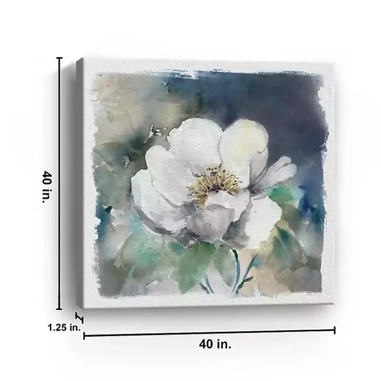 Kirklands Home Canvas Art|Whitewashed Peony Canvas Art Print