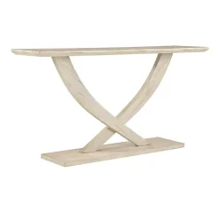 Kirklands Home Console Tables|washed Ramus Console Table White