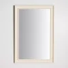 Kirklands Home Framed Mirrors|Whitewashed Scoop Maggie Profile Mirror, 24x36 in.