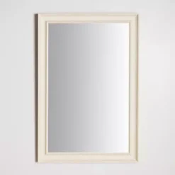 Kirklands Home Framed Mirrors|Whitewashed Scoop Maggie Profile Mirror, 24x36 in.