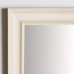 Kirklands Home Framed Mirrors|Whitewashed Scoop Maggie Profile Mirror, 24x36 in.
