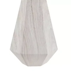 Kirklands Home Table Lamps|washed Wood Flynn Table Lamp White