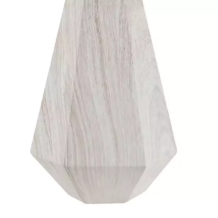 Kirklands Home Table Lamps|washed Wood Flynn Table Lamp White