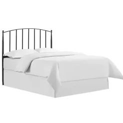 Kirklands Home Beds & Headboards|Whitley Metal Slat Full/Queen Headboard Black