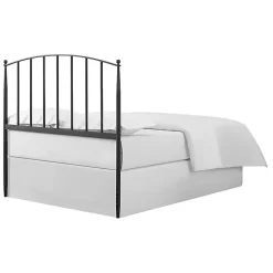 Kirklands Home Beds & Headboards|Whitley Metal Slat King Headboard Black