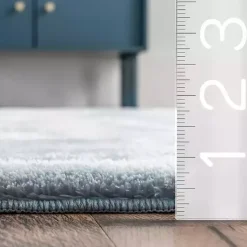 Kirklands Home Area Rugs|Whitlow Shag Washable Area Rug, 6x9 Blue